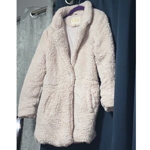 Pink fluffy coat